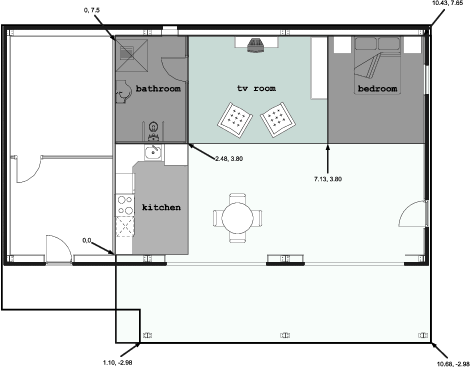 Схема полигона